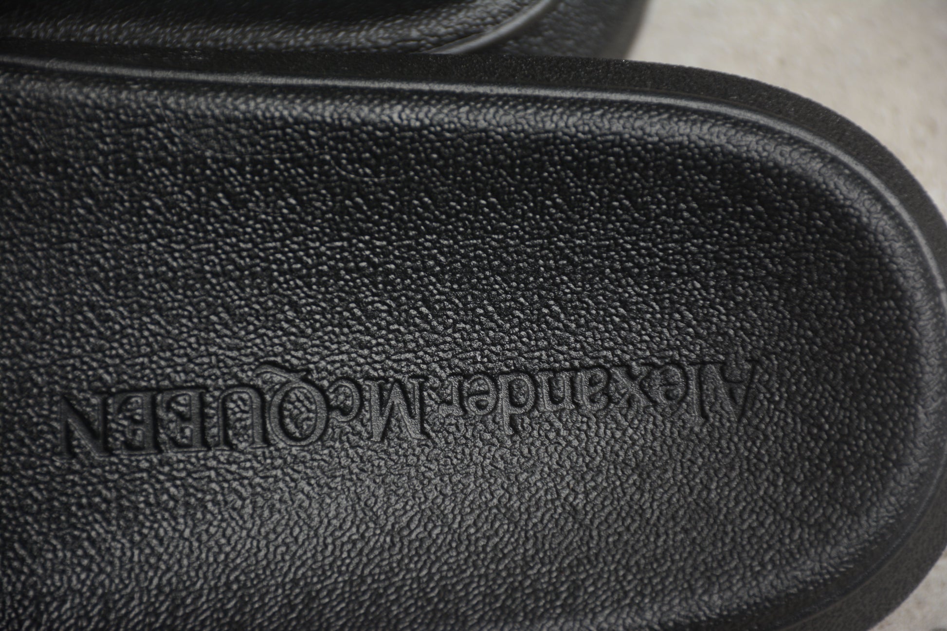 Alexander McQueen Pool Slide in Black - Best Reps Website 2025