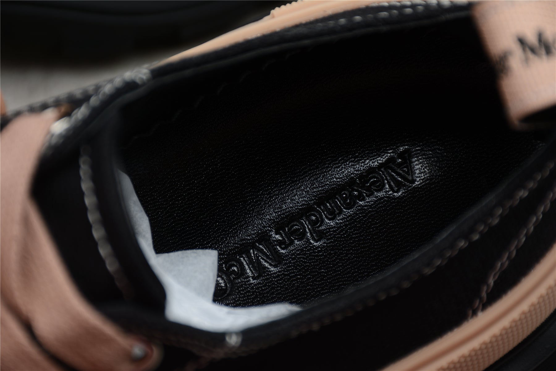 Alexander McQueen Tread Slick Low in Black/Tan - Best Reps Website 2025