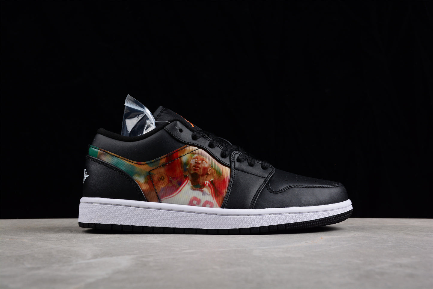 Nike Air Jordan 1 Low Hologram Sneakers Black/White