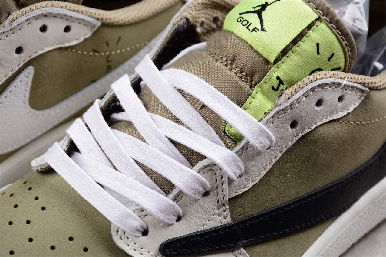 Air Jordan 1 Low Golf x Travis Scott "Neutral Olive" - Best Reps Website 2025