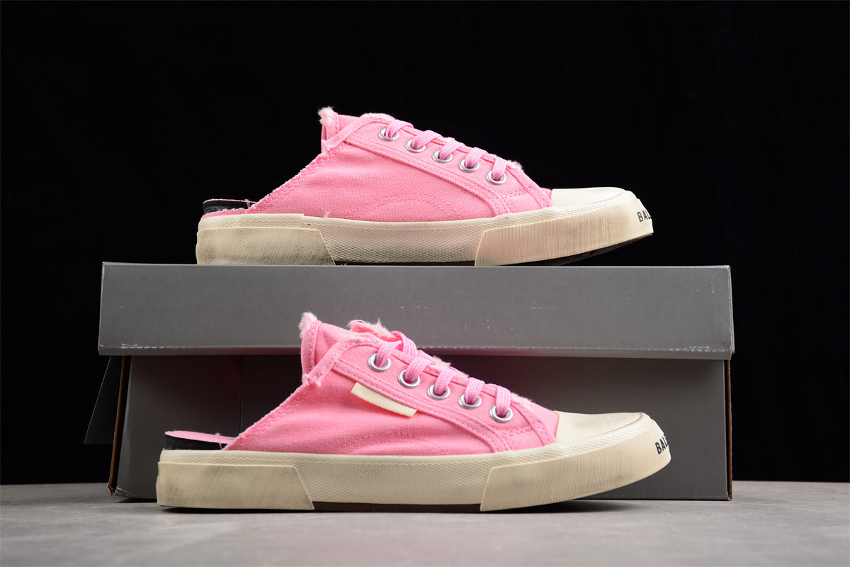 Balenciaga Paris Low VULC Distressed Flat Mule - Best Reps Website 2025
