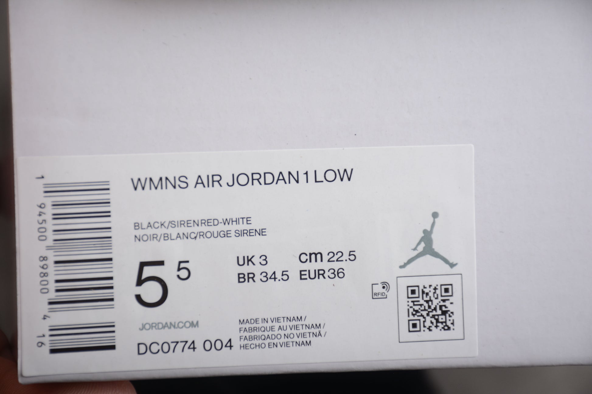 Air Jordan 1 Low "Siren Red"