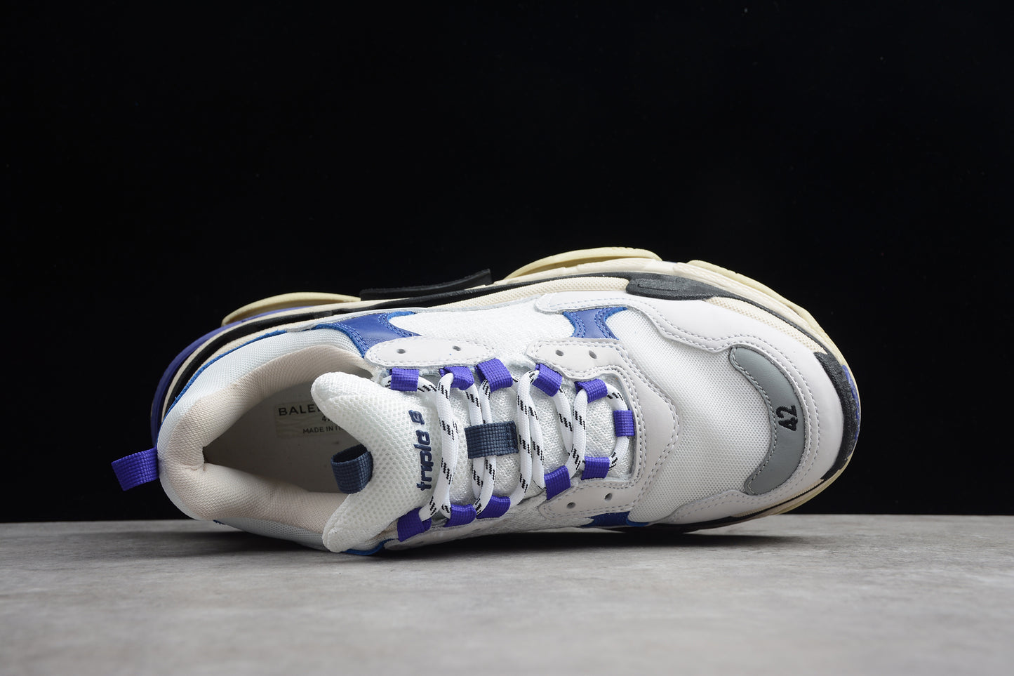 Balenciaga Triple S Sneaker in White/Purple - Best Reps Website 2025