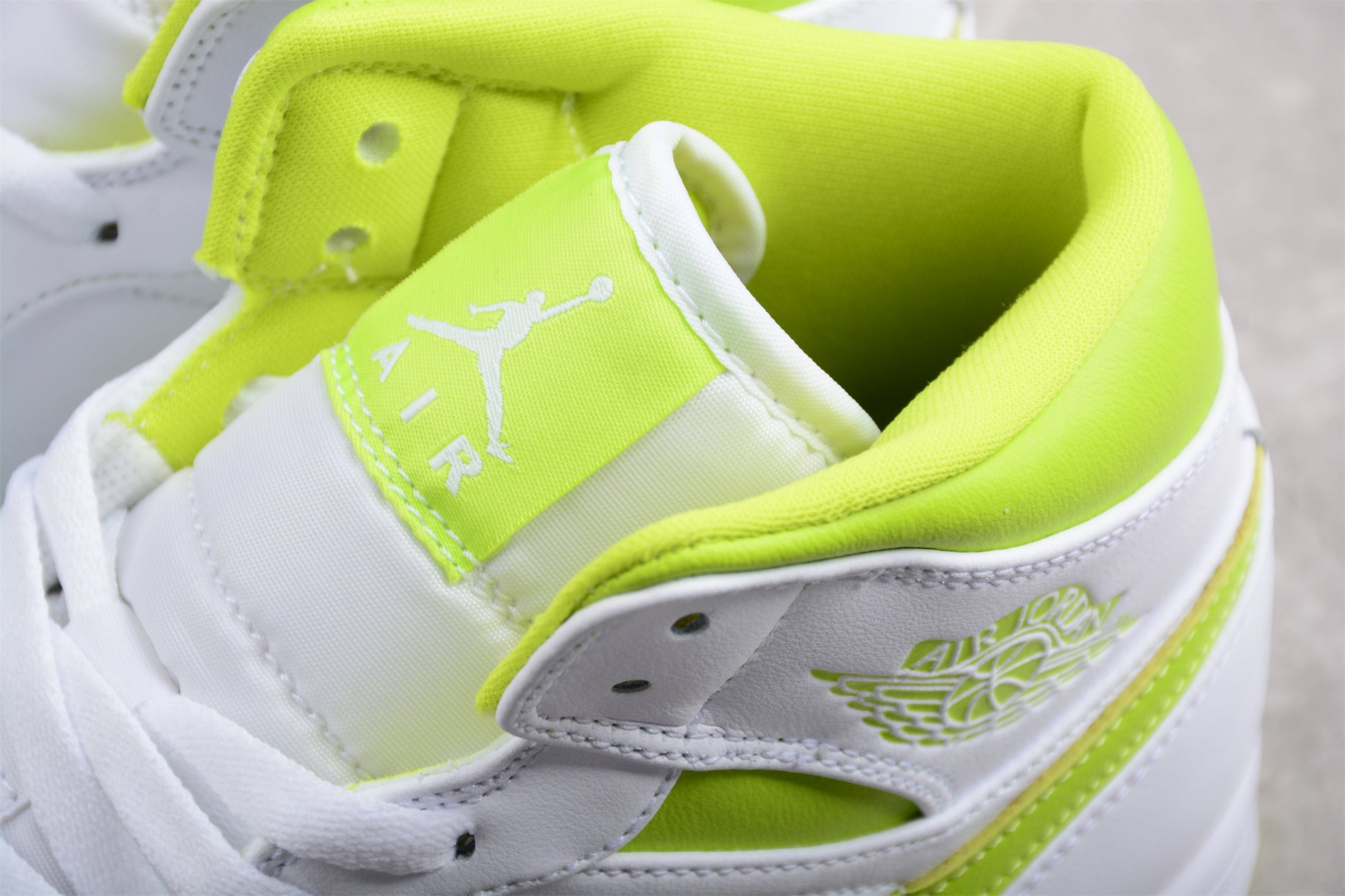 Air Jordan 1 Mid "White Lime" - Best Reps Website 2025