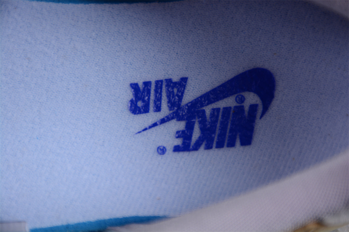 Off-White x Air Jordan 1 Low OG Custom – "UNC-Inspired"