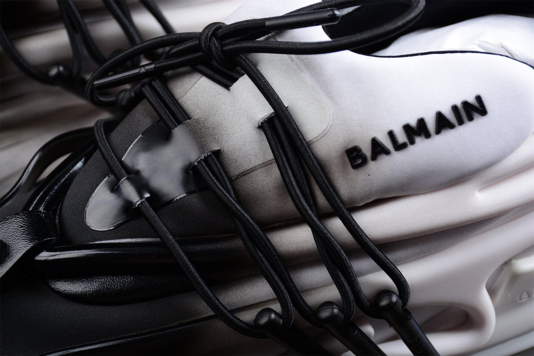 Balmain Unicorn Sneakers in White Gradient – Neoprene &amp; Leather - Best Reps Website 2025