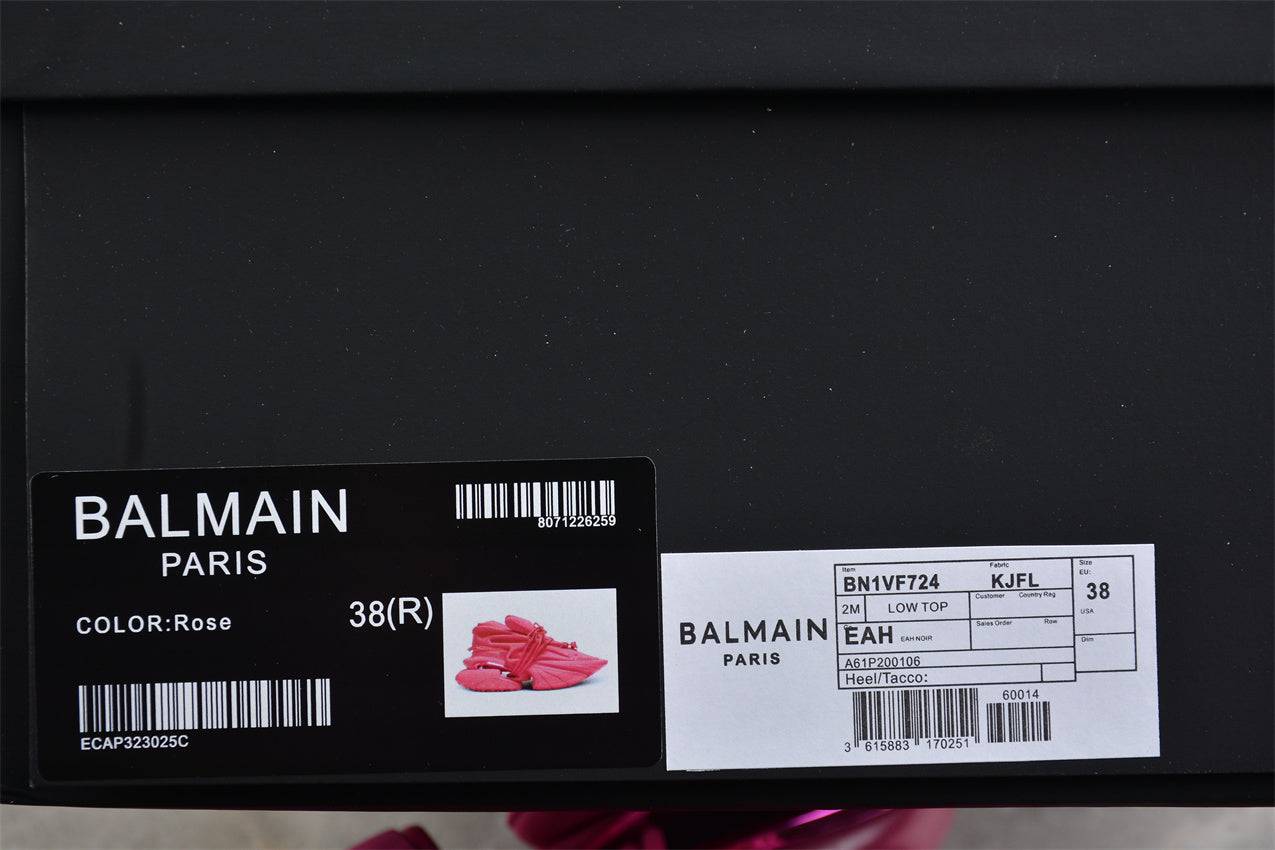 Balmain Unicorn Trainers in Neoprene and Leather Rose - Best Reps Website 2025