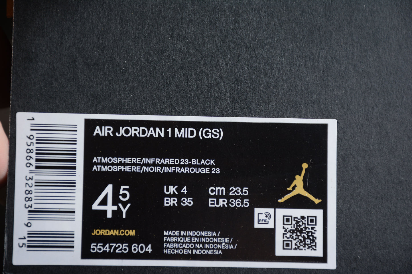 Air Jordan 1 Mid "Black Atmosphere" - Best Reps Website 2025