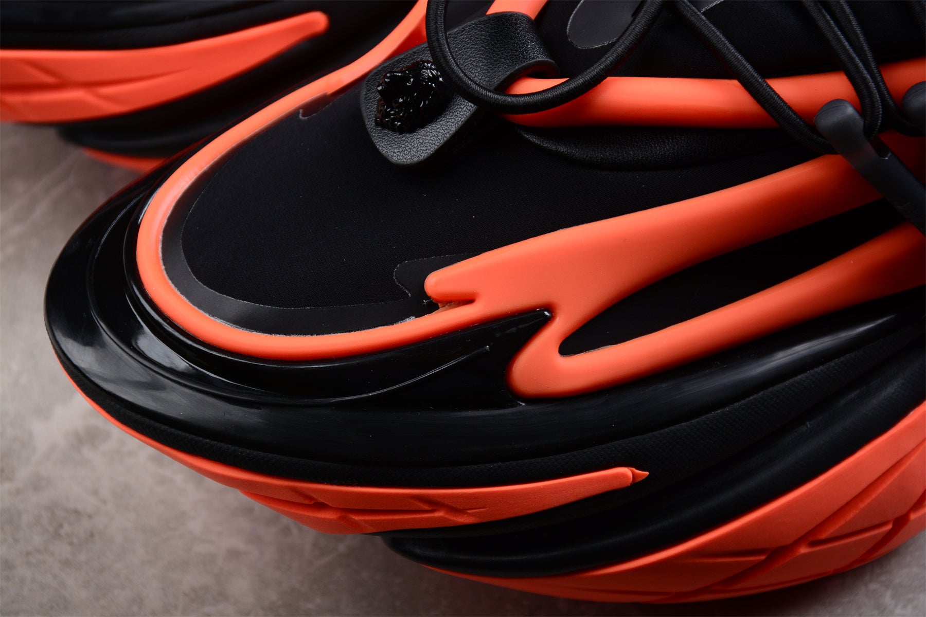 Balmain Unicorn Sneakers in Black/Orange – Neoprene &amp; Leather - Best Reps Website 2025
