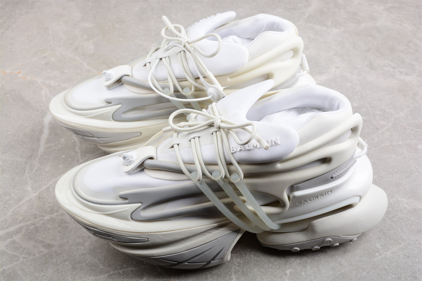Balmain Unicorn Sneakers in All White – Neoprene &amp; Leather - Best Reps Website 2025