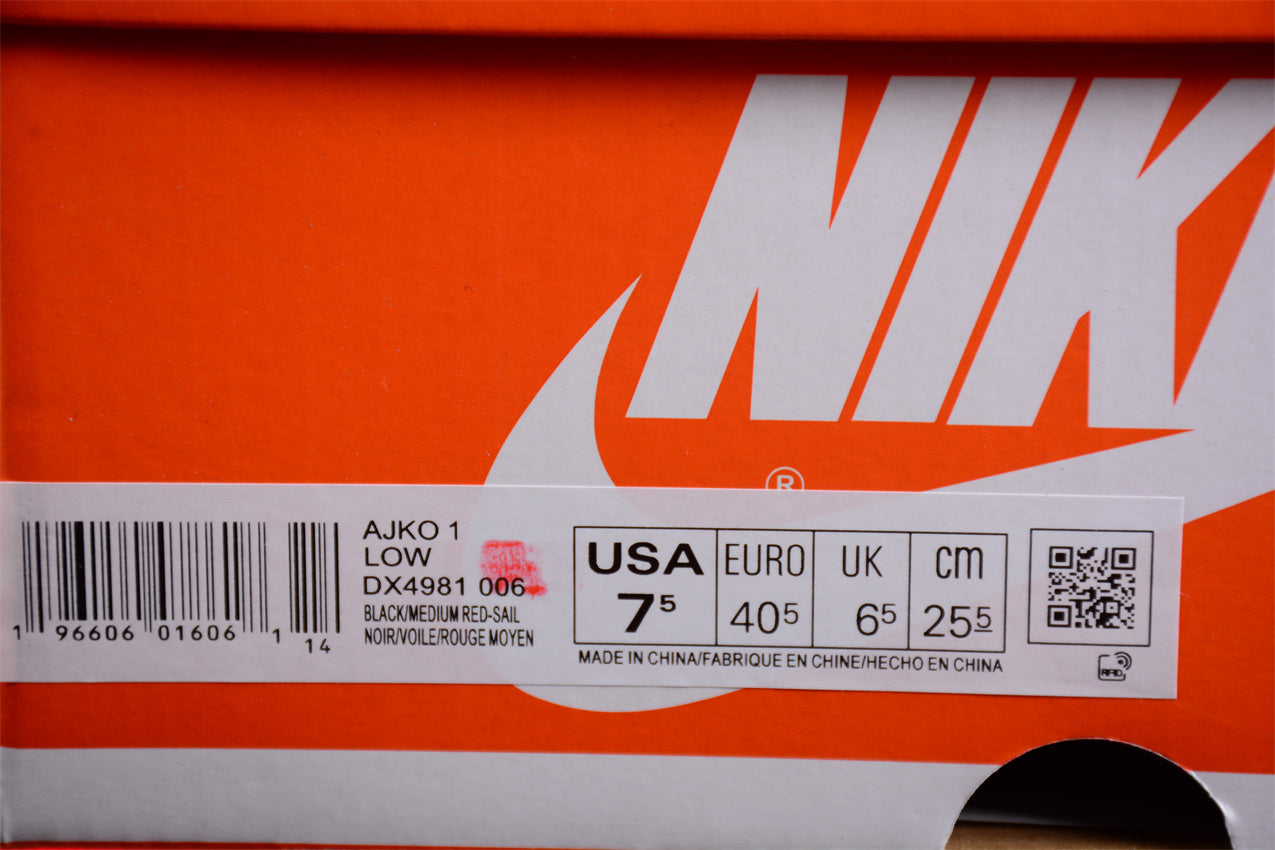 Air Jordan 1 KO Low "Bred" - Best Reps Website 2025
