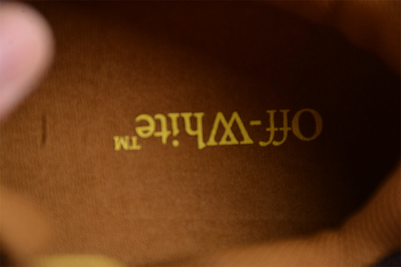 OFF-WHITE Be Right Back in Brown/Yellow 