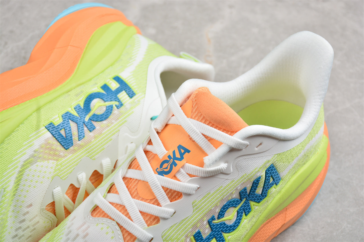 Hoka One One Rocket X 2 in Neon Green/Orange/Blue - Best Reps Website 2025