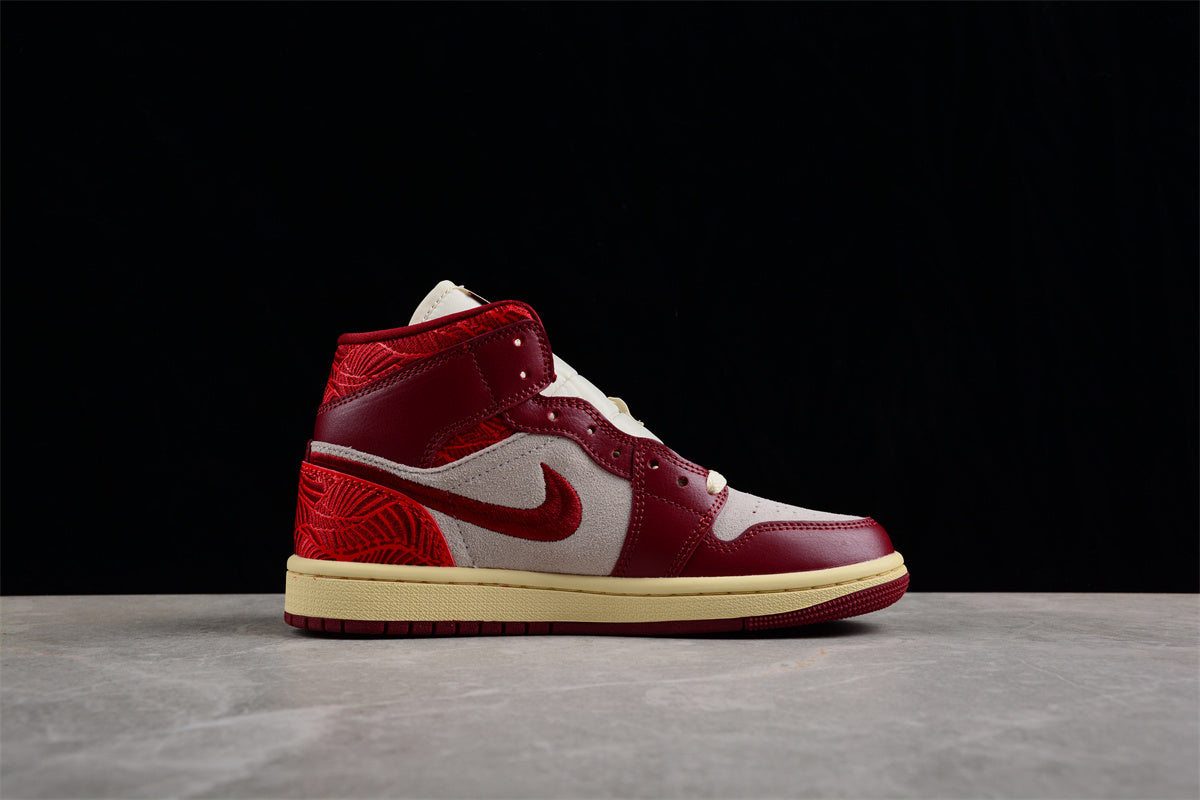 Air Jordan 1 Mid GS "Tiki Leaf" - Best Reps Website 2025