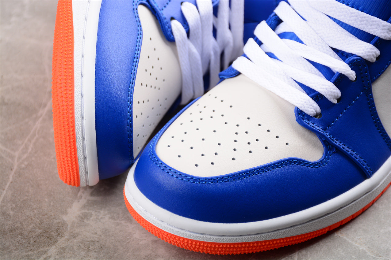 Air Jordan 1 Mid "Knicks" Orange Blue - Best Reps Website 2025