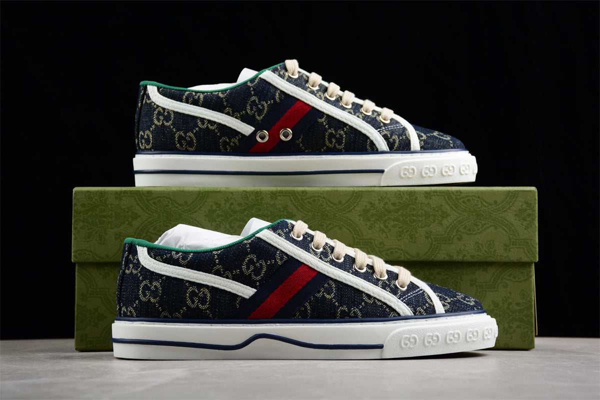 Gucci Tennis 1977 Denim GG Print - Best Reps Website 2025