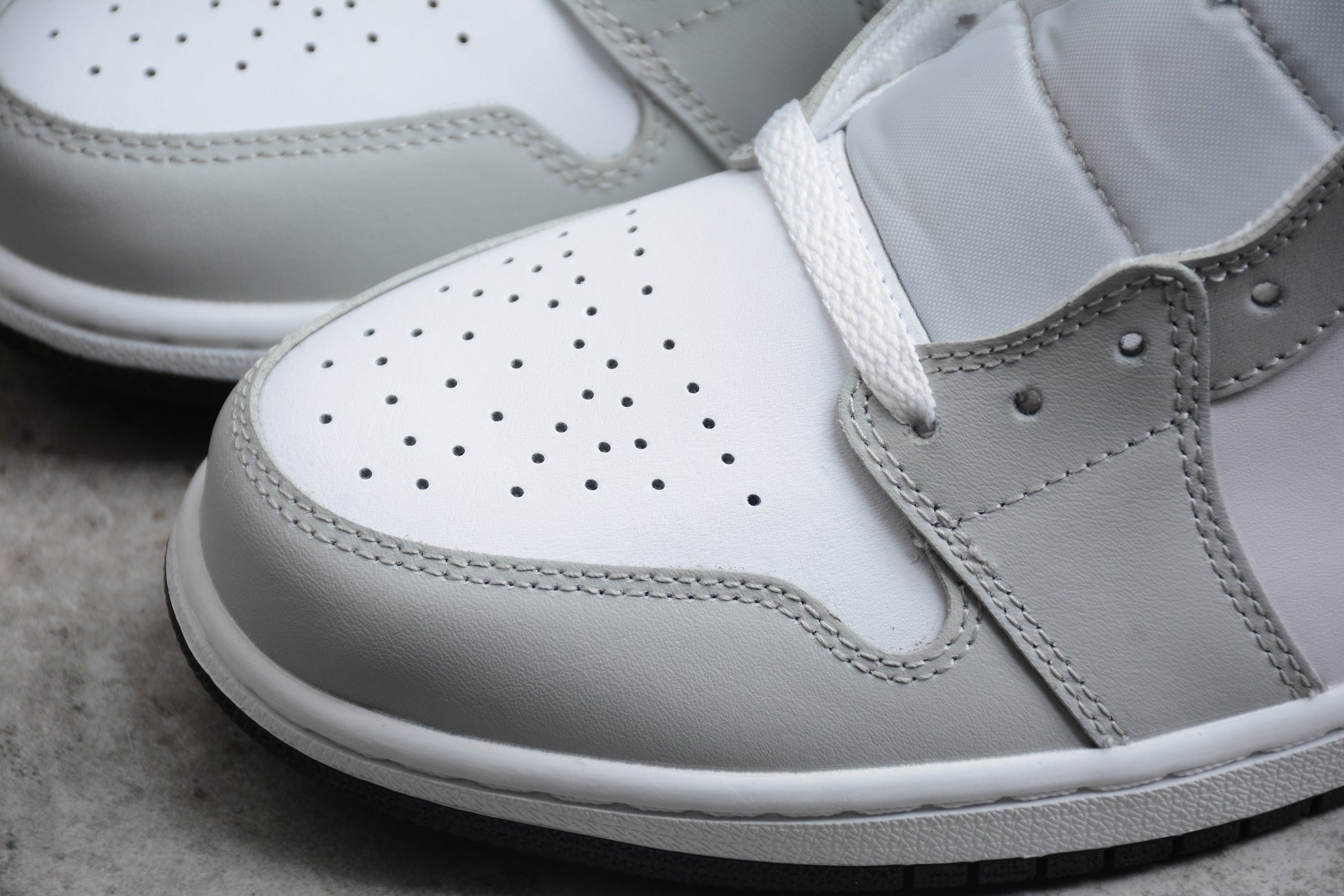 Nike Air Jordan 1 Mid "Grey Fog Black White" - Best Reps Website 2025