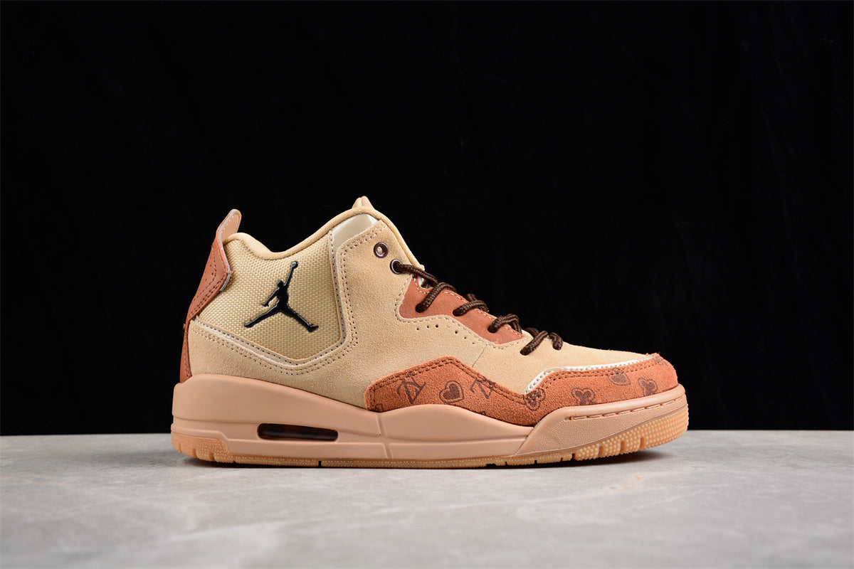 Air Jordan Courtside 23 'Poker Print Brown‑Black' 