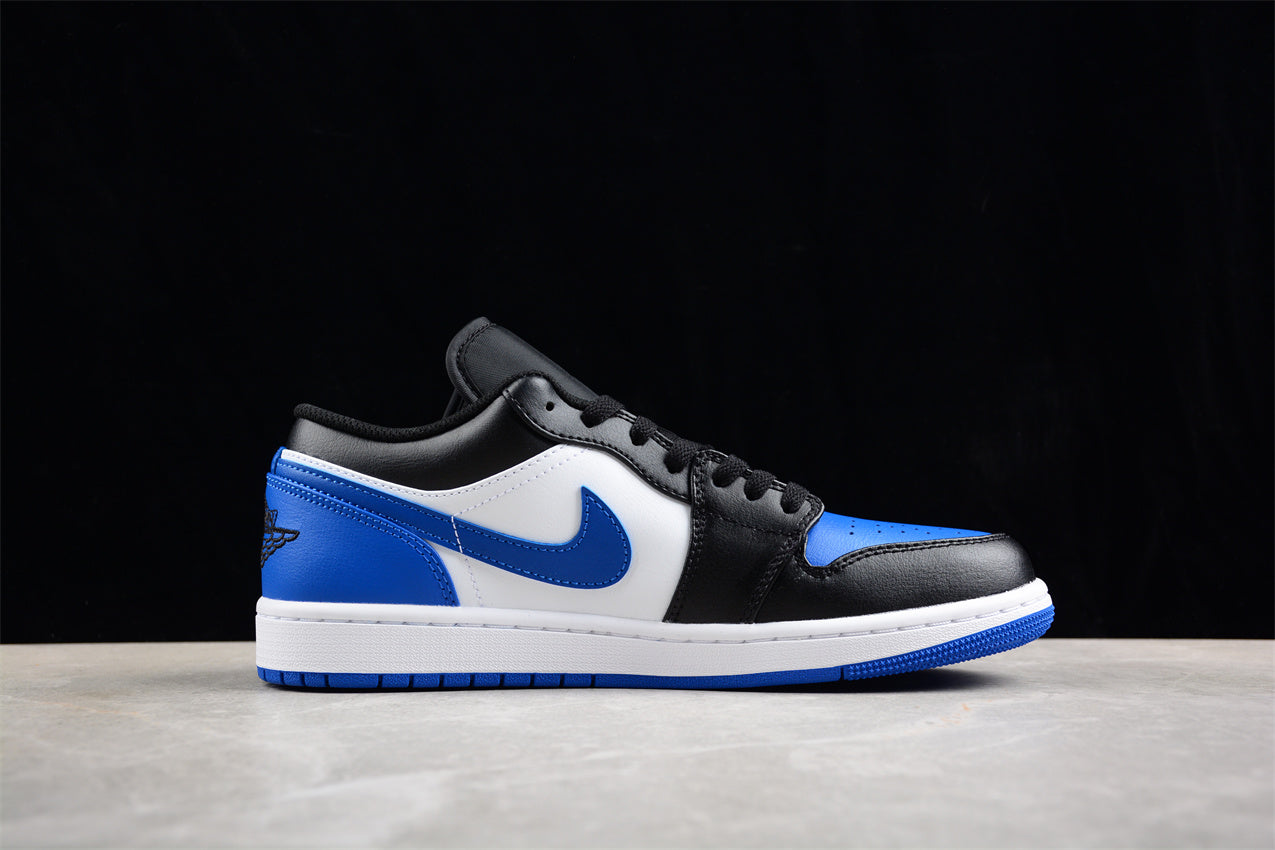 Nike Air Jordan 1 Low "White Royal Toe" Blue Black