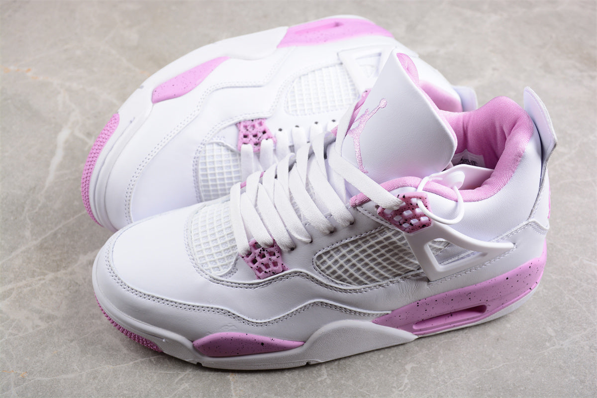 Custom Air Jordan 4 Retro 'Pink Oreo' - Best Reps Website 2025