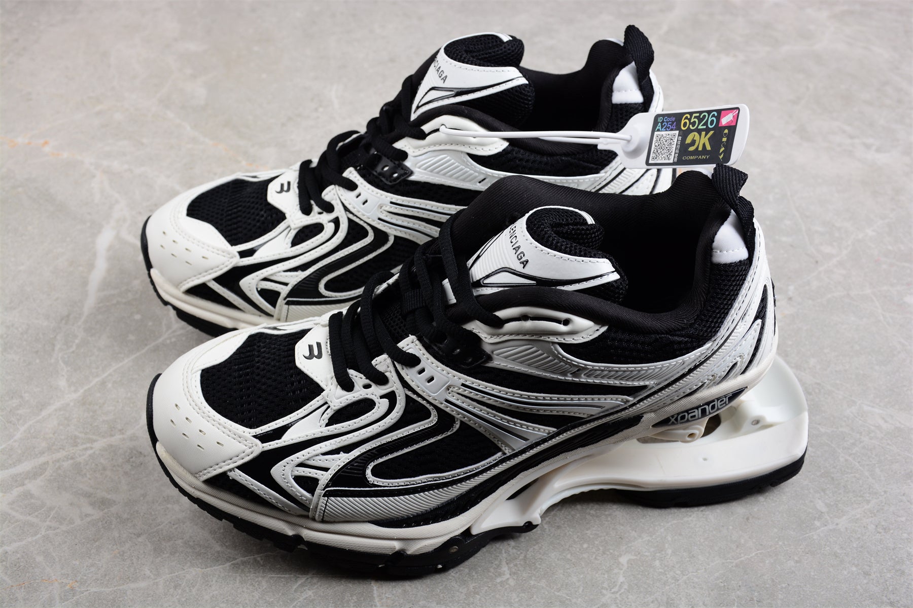 Balenciaga X-Pander Sneaker in White/Black - Best Reps Website 2025