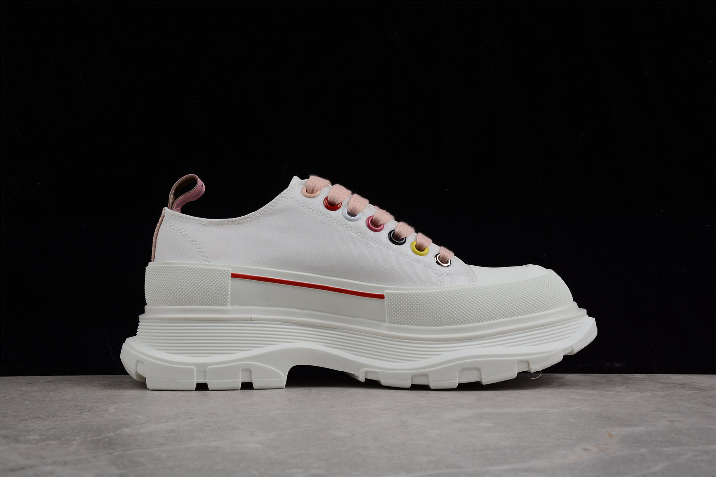 Alexander McQueen Tread Slick Low Lace Up White Multi (Women's) - Best Reps Website 2025