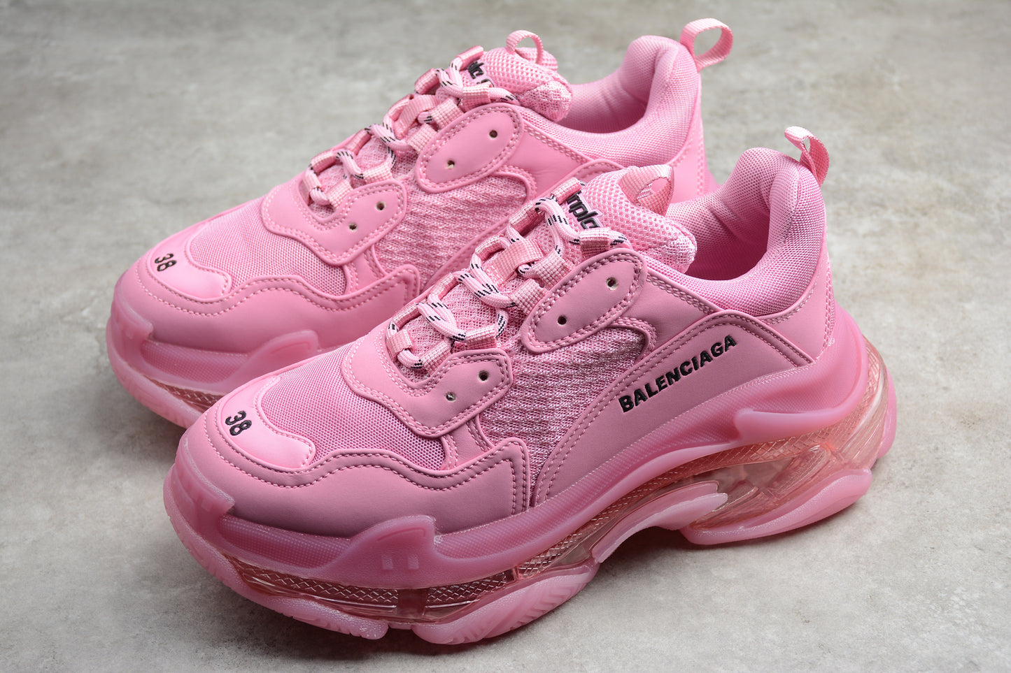 Balenciaga Triple S Clear Sole – Pink (Women's) - Best Reps Website 2025