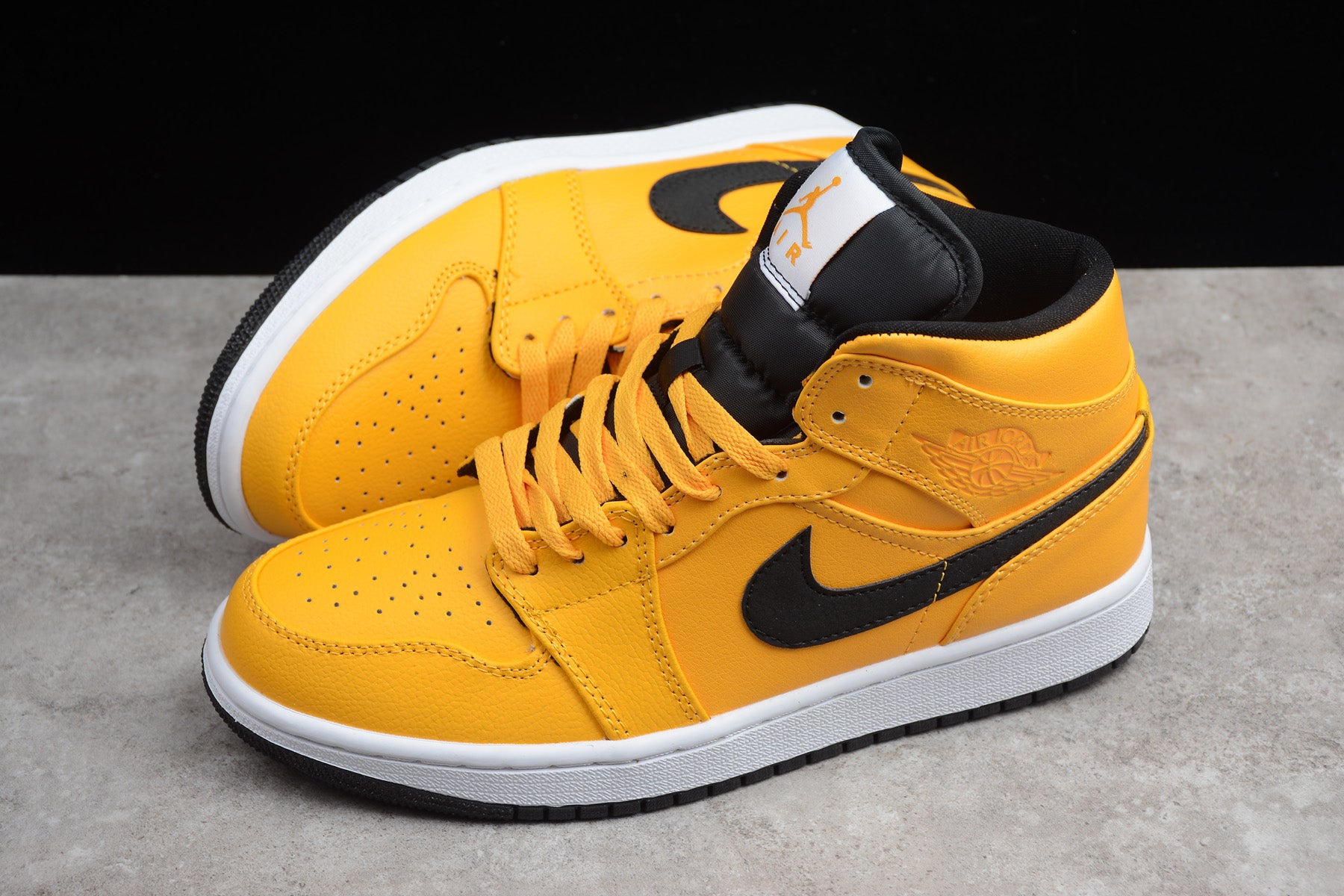 Nike Air Jordan 1 Mid GS 'University Gold' - Best Reps Website 2025