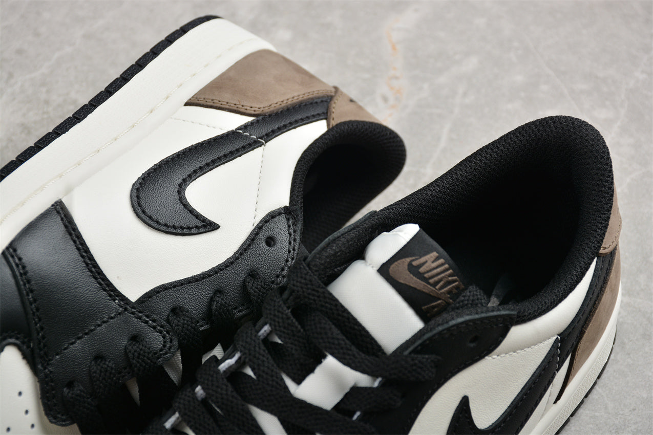 Air Jordan 1 Low Sail/Black Dark Mocha - Best Reps Website 2025