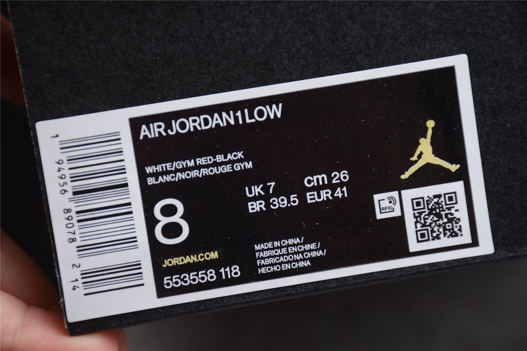 Air Jordan 1 Low "White University Red" - Best Reps Website 2025