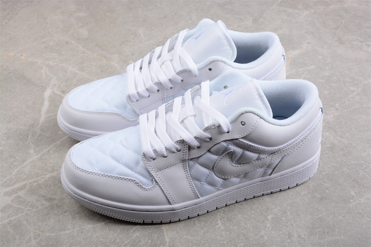 Air Jordan 1 Low Quilted "Triple White" DB6480-100 - Best Reps Website 2025