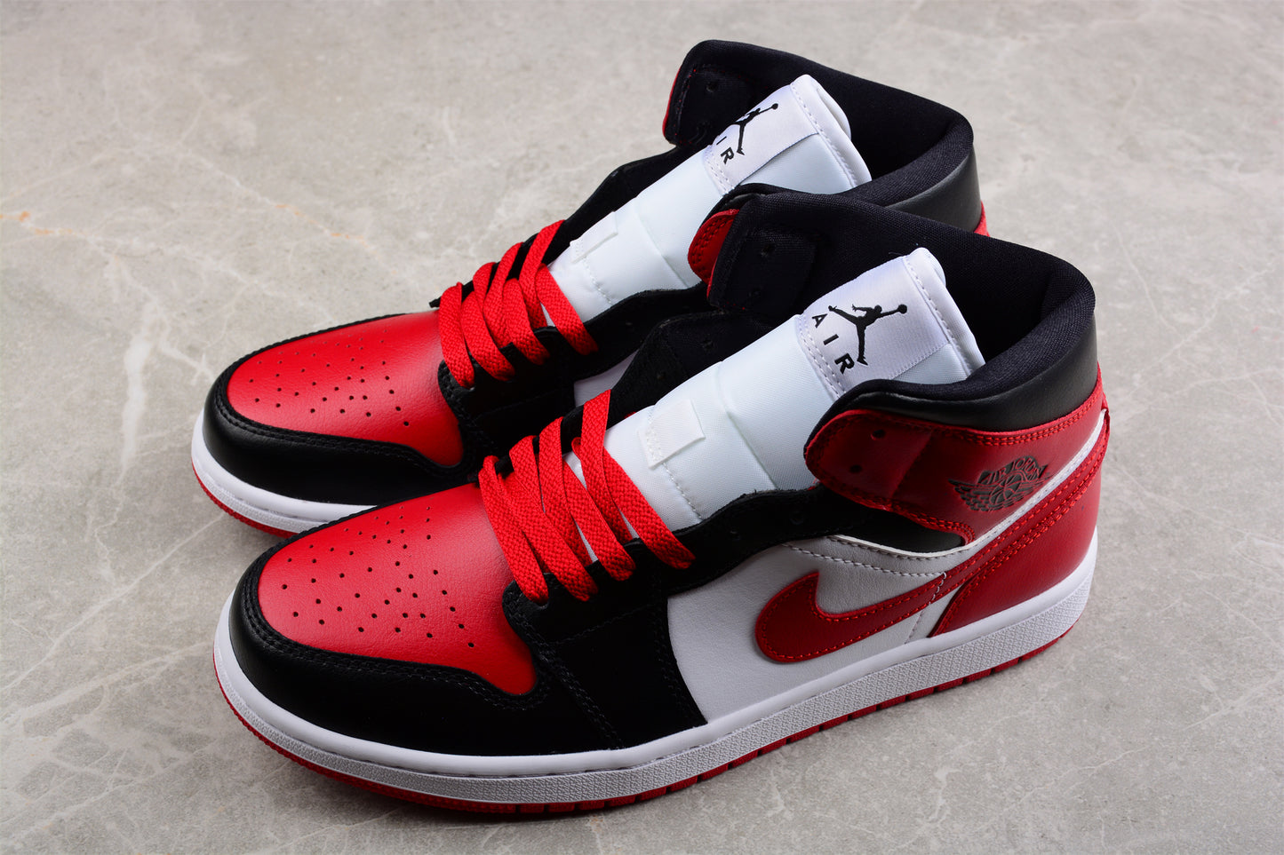 Air Jordan 1 Mid "Alternate Bred Toe" - Best Reps Website 2025