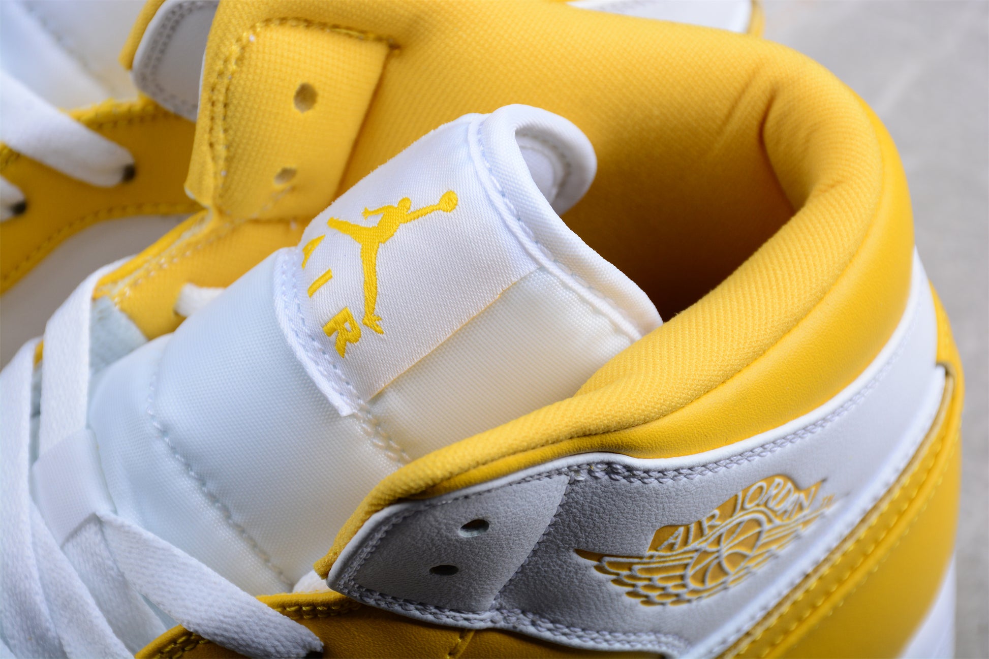 Nike  Air Jordan 1 Mid 'University Gold White' - Best Reps Website 2025