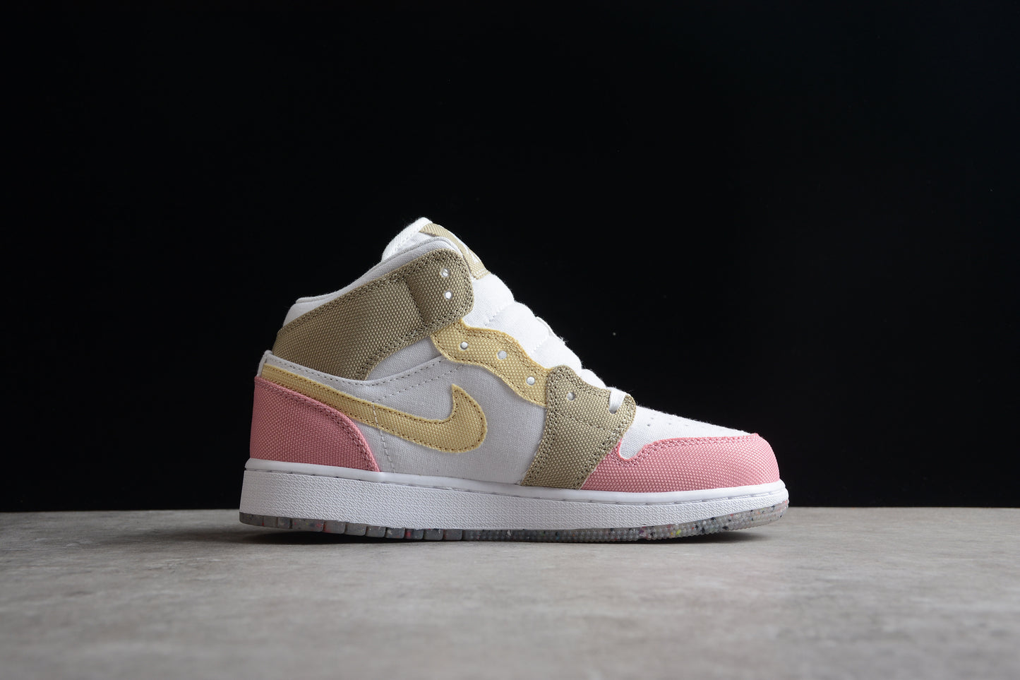 Nike Air Jordan 1 Mid SE White/Vivid Green - Best Reps Website 2025