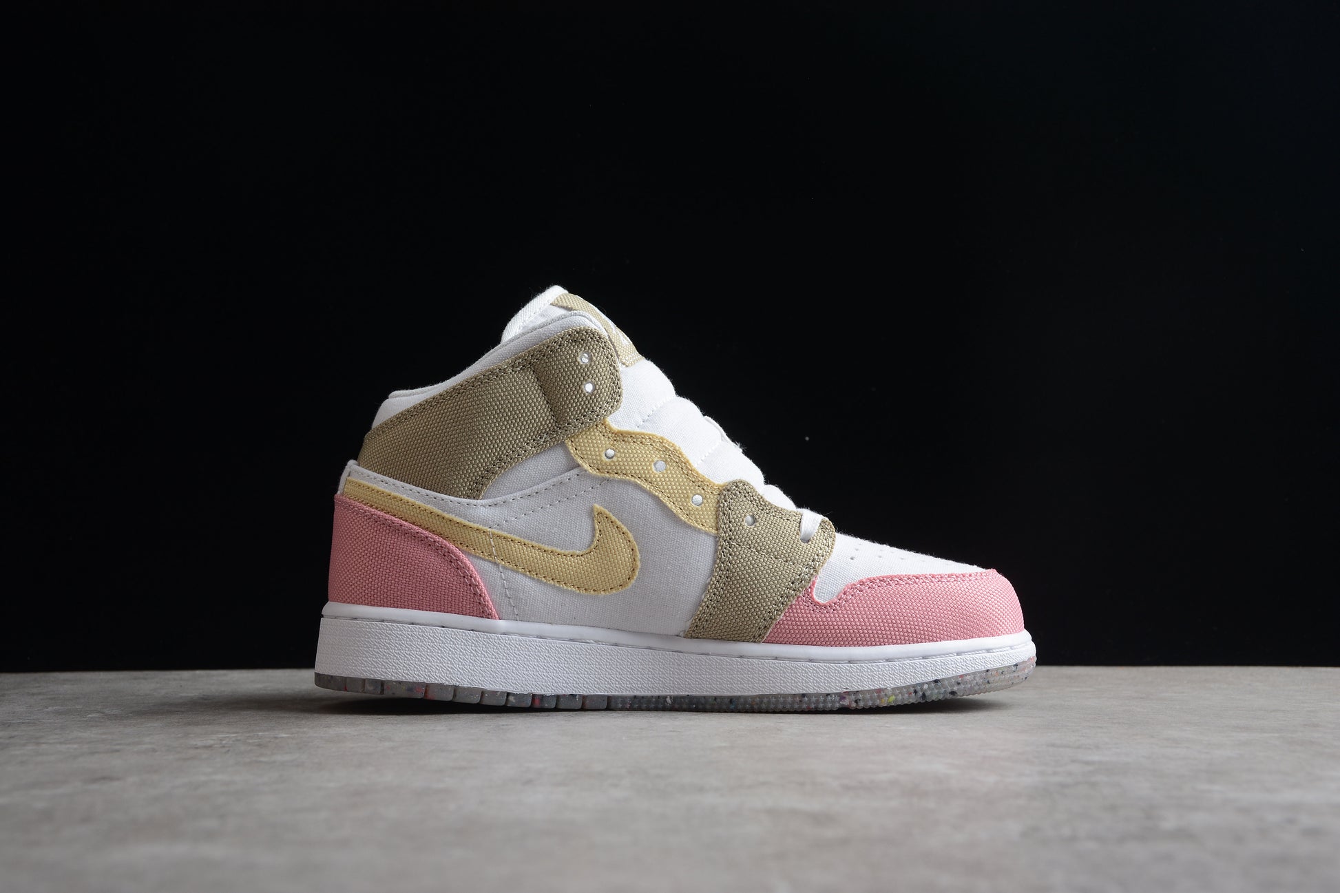 Nike Air Jordan 1 Mid SE White/Vivid Green - Best Reps Website 2025