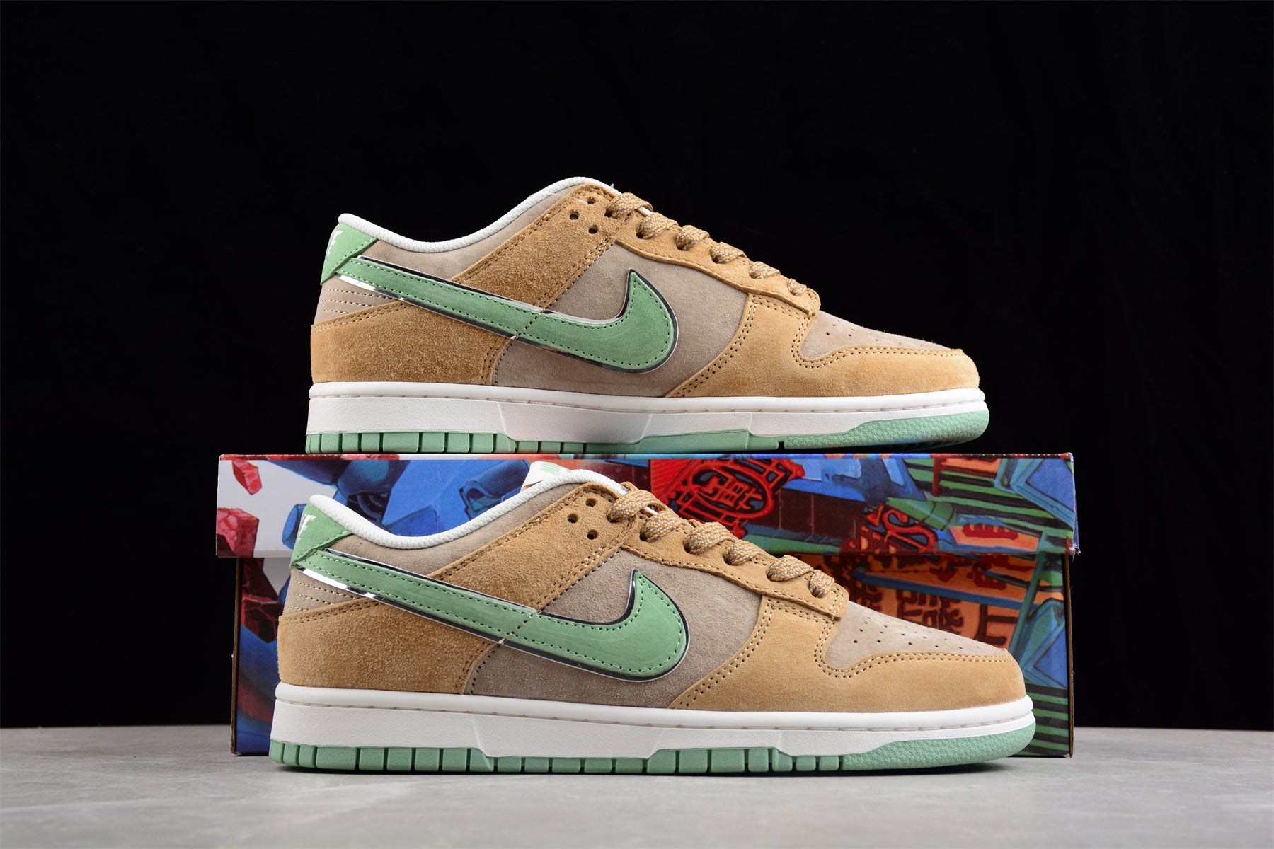 Otomo Katsuhiro x Nike SB Dunk Low "Steamboy OST" Khaki/Green - Best Reps Website 2025