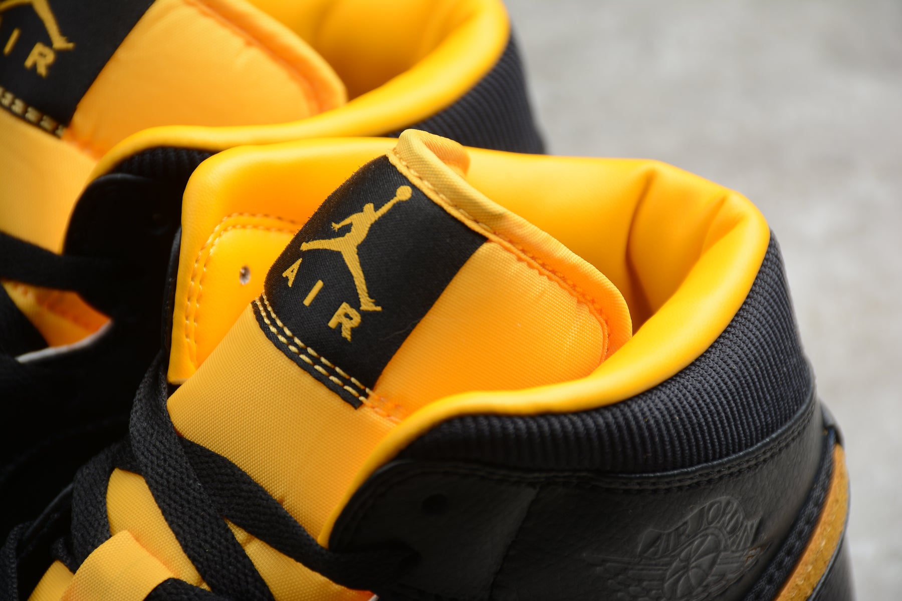 Nike Air Jordan 1 Mid "Black Metallic Gold White" - Best Reps Website 2025