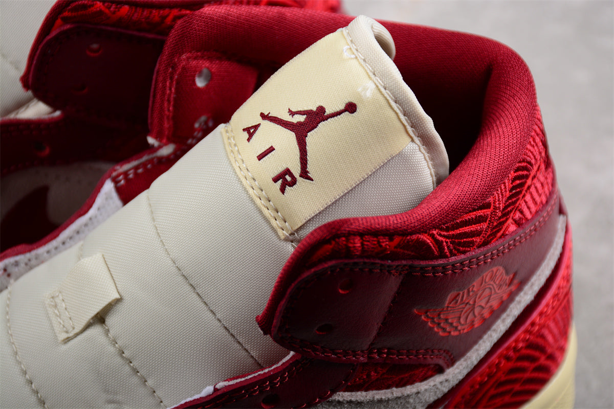 Air Jordan 1 Mid GS "Tiki Leaf" - Best Reps Website 2025