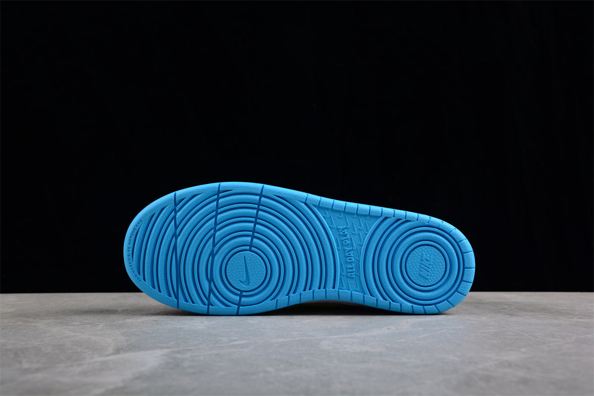 Nike Court Borough Low 2 GS "White Volt Blue"