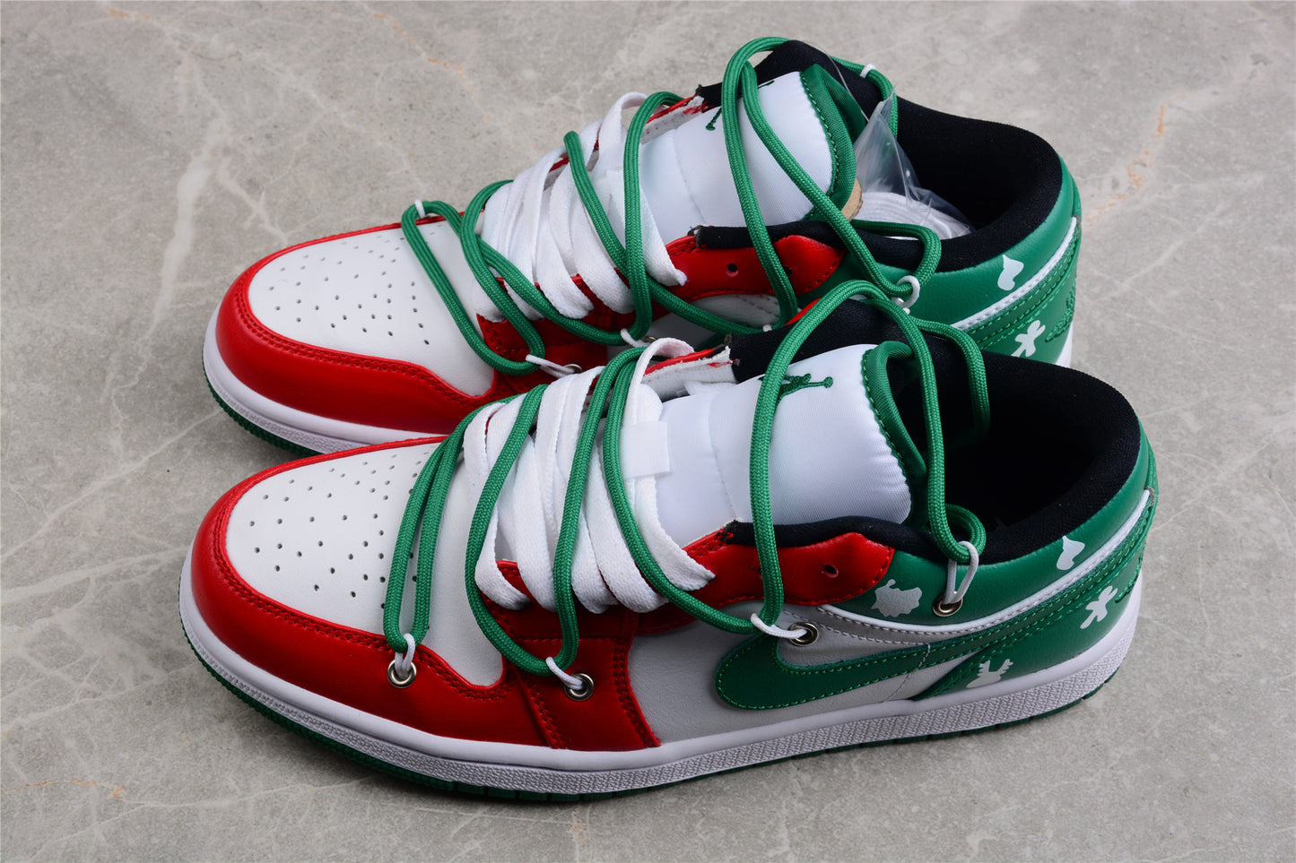 Air Jordan 1 Low "White/Stadium Green" (553558-129)