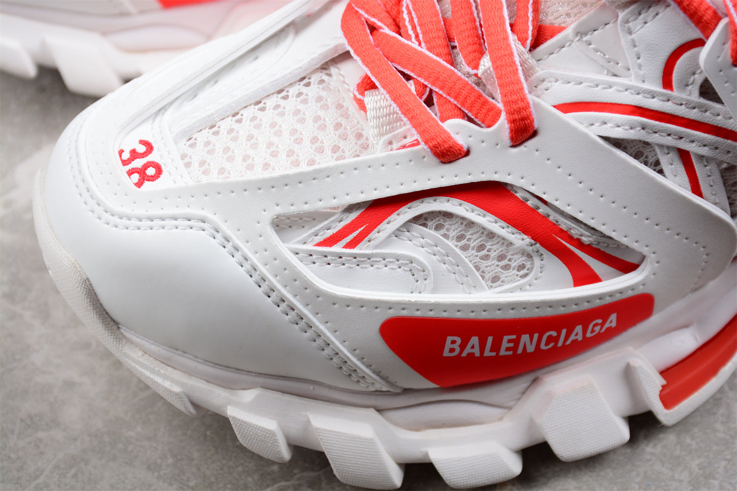 Balenciaga Track White/Coral Orange - Best Reps Website 2025