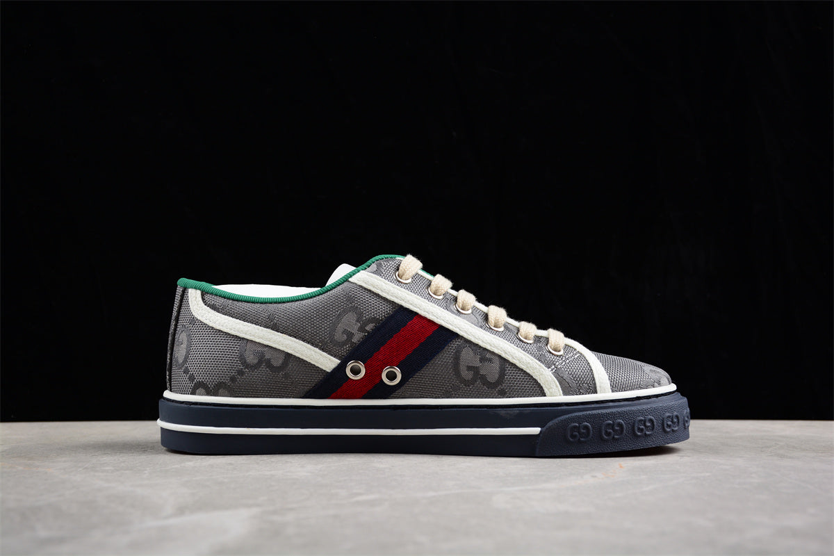 Gucci Off The Grid Tennis 1977 Low - ECONYL Dark Grey GG - Best Reps Website 2025