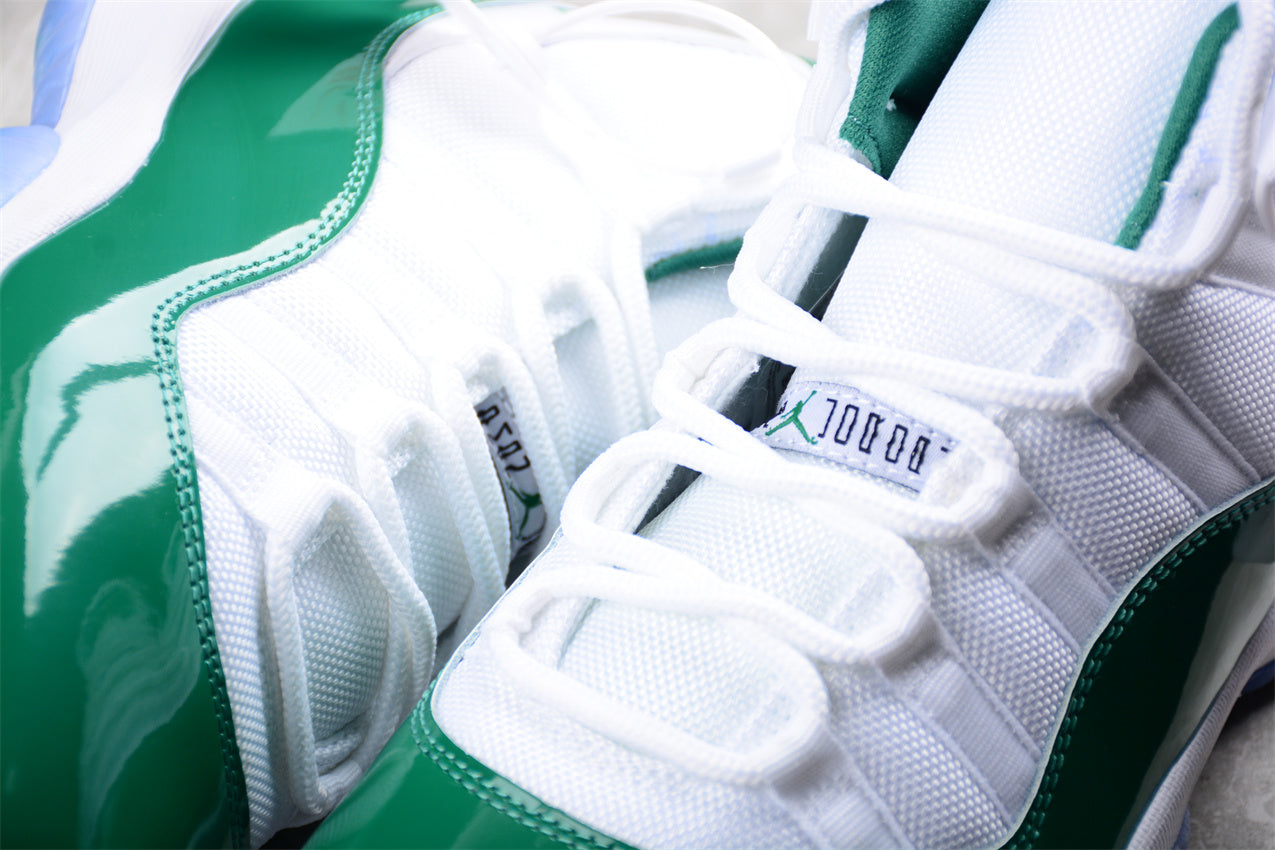 Air Jordan 11 Retro "White and Green" - Best Reps Website 2025