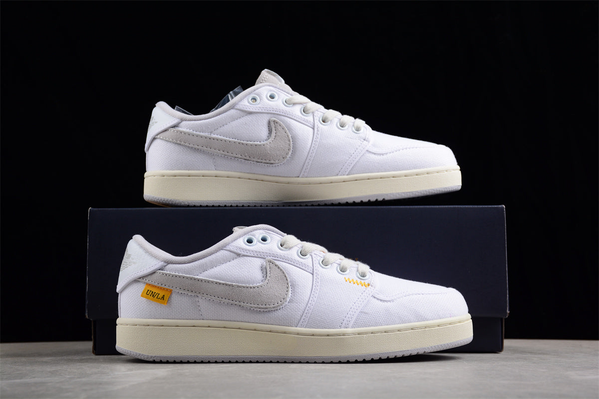 Nike Jordan 1 Retro Low SP Union "White Canvas"