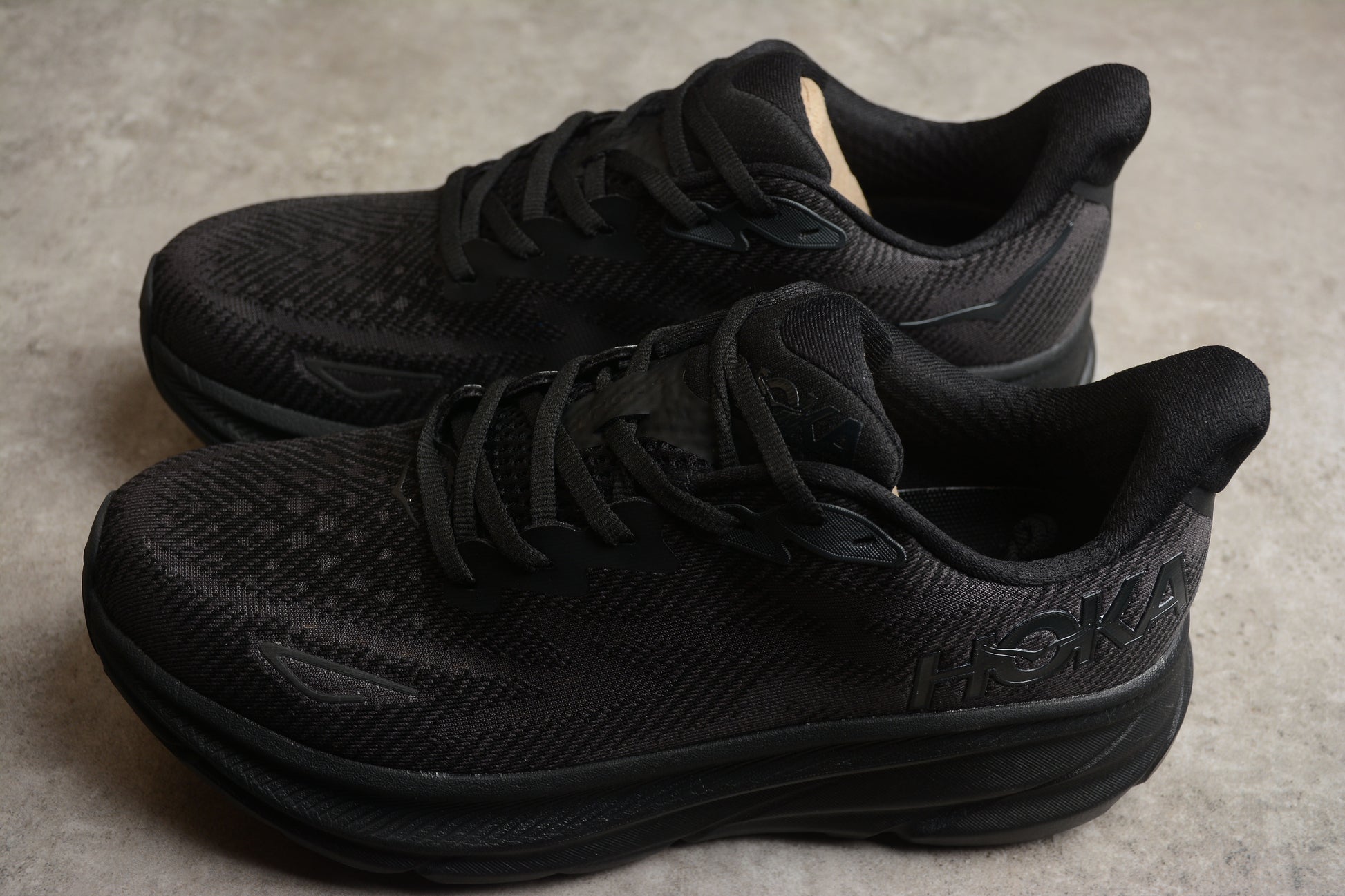 HOKA Clifton 9 in Triple Black - Best Reps Website 2025
