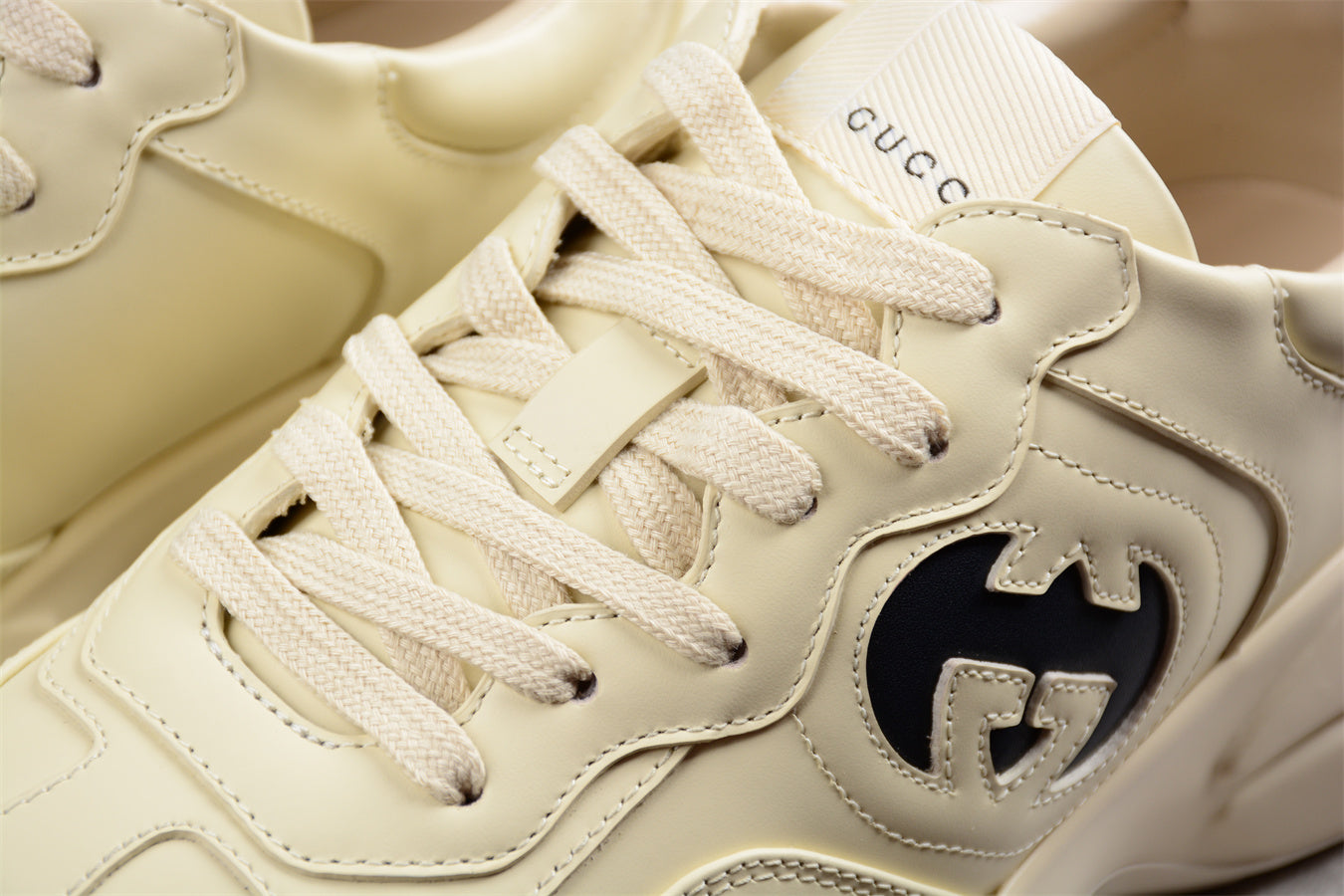 Gucci Interlocking G Rhyton Sneaker Ivory - Best Reps Website 2025