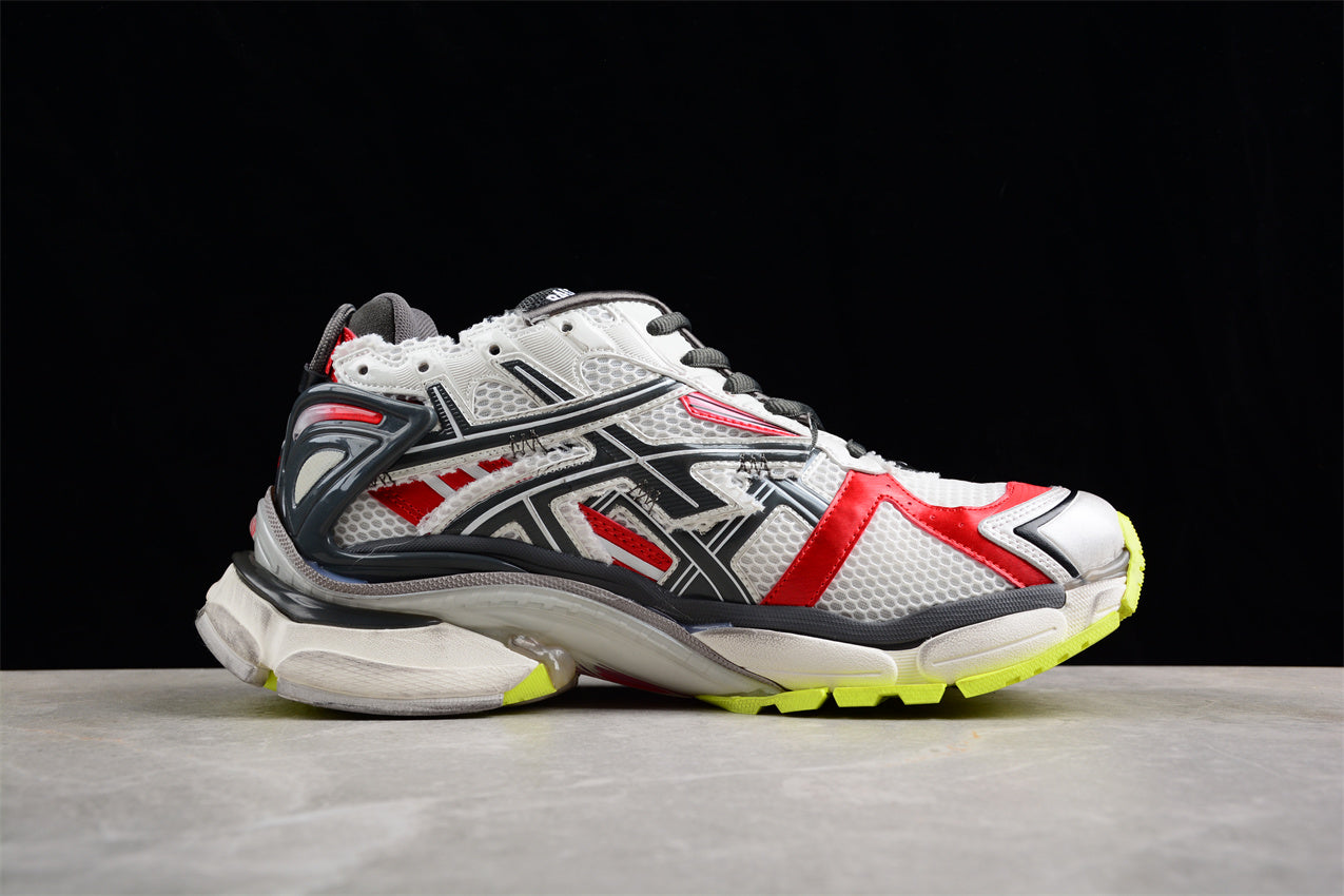 Balenciaga Runner Sneaker in Black, White, Red, and Neon Yellow - Best Reps Website 2025
