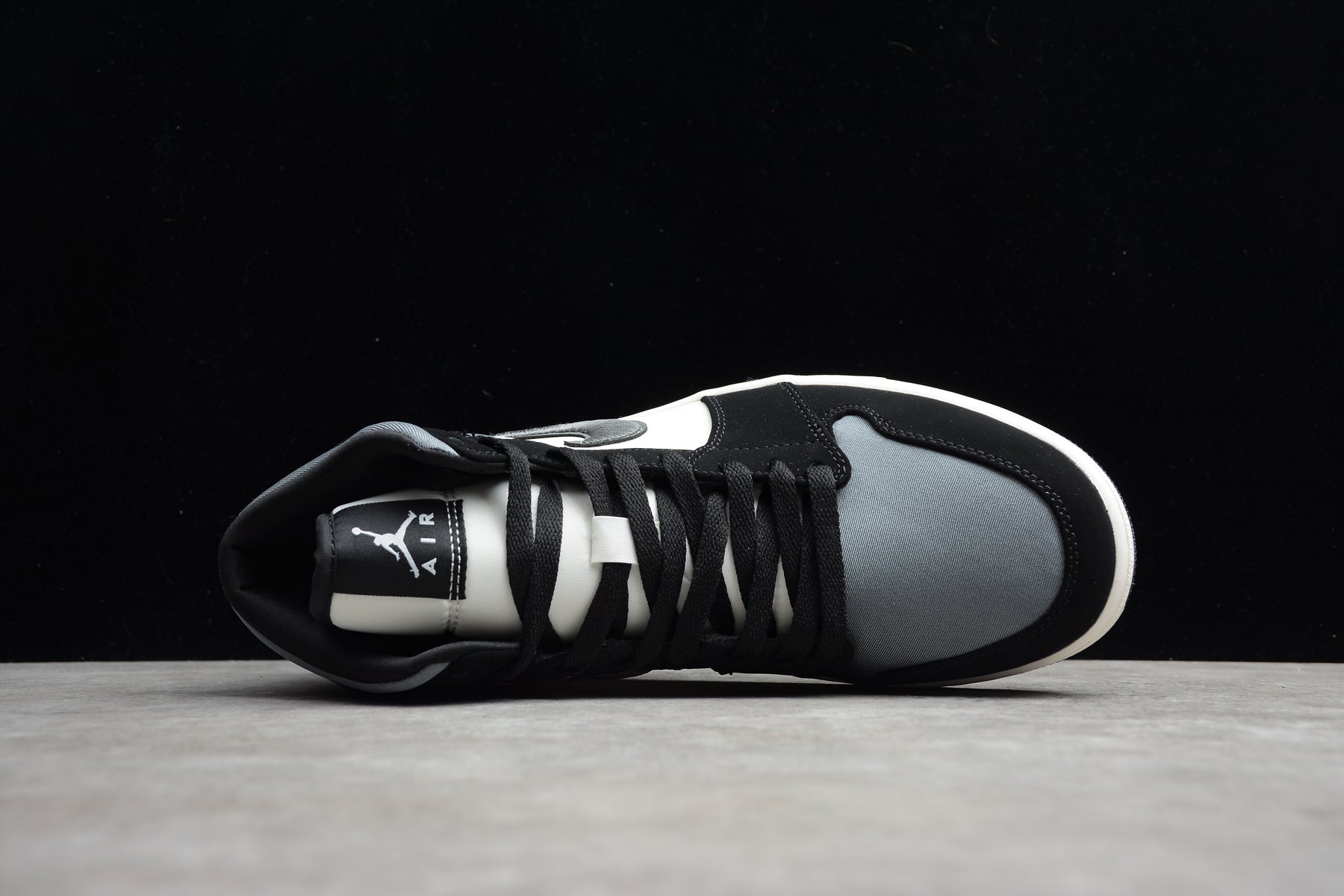 Air Jordan 1 Mid "Black/Smoke Grey" - Best Reps Website 2025