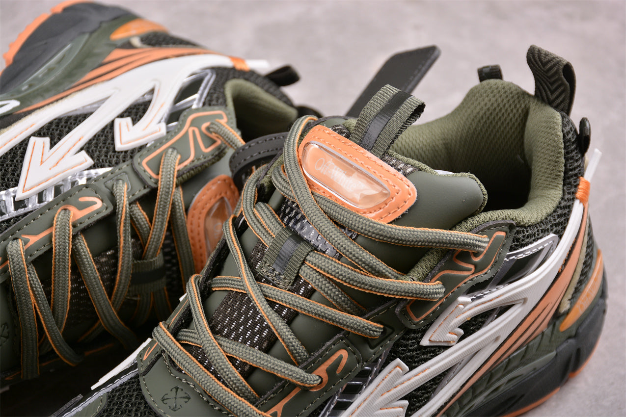  Off-White Be Right Back 'Military Green/Peach' 