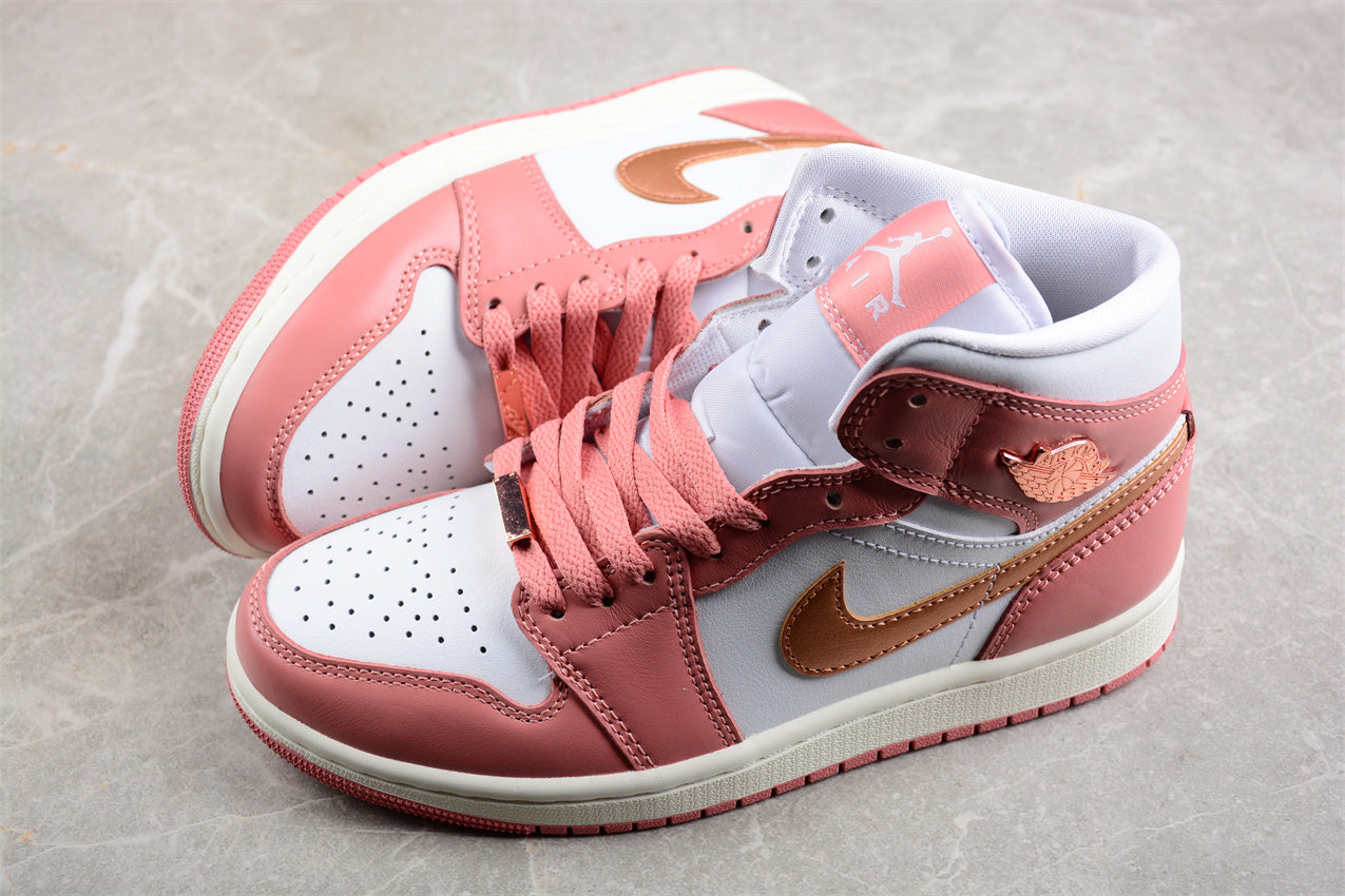 Nike Air Jordan 1 Mid SE "Red Stardust Sail" - Best Reps Website 2025